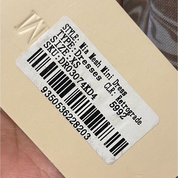 Meshki Brown Mini Dress - Picture 5 of 5